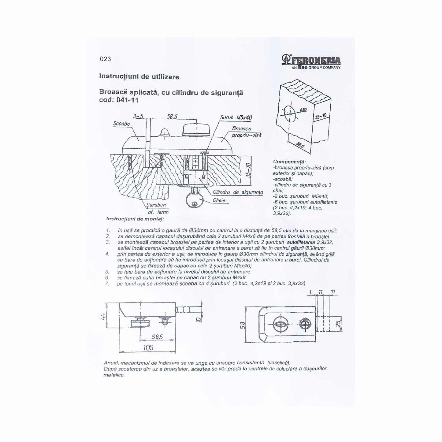 Yala aplicata (BR.aplicata+CIL.SIG.V. maro / EXT 411011CVA3I