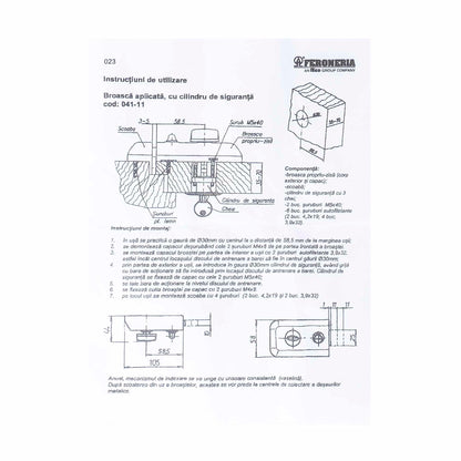 Yala aplicata (BR.aplicata+CIL.SIG.V. maro / EXT 411011CVA3I