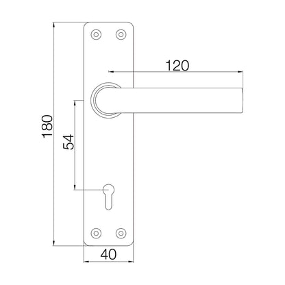 Pachet Broasca cu cheie P54 Argintiu / EXT 5521