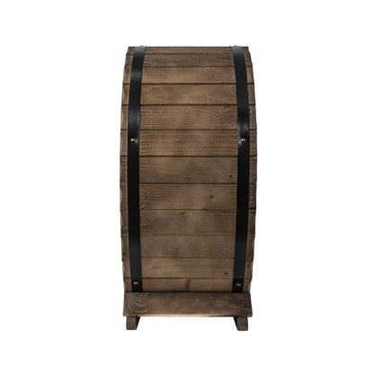 Suport 12 sticle de vin, din lemn de brad, inaltime 55cm / EXT 5643