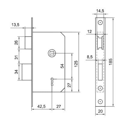 Pachet Broasca cu cheie P54 Oro / EXT 57016