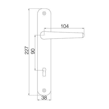 Pachet P 90 (Broasca+Maner) Alb 35-500 / EXT 5709
