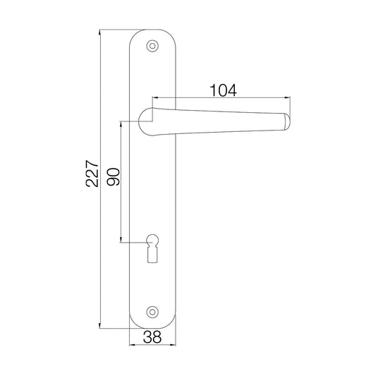 Pachet P 90 (Broasca+Maner) Alb 35-500 / EXT 5709