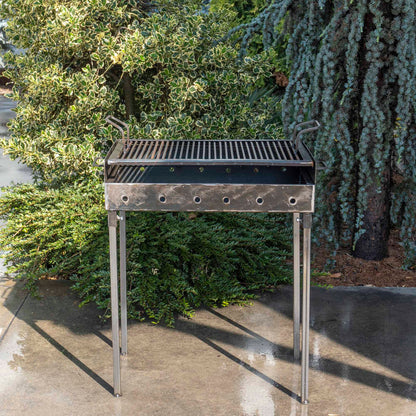 Gratar metalic pe carbuni cu 2 nivele 60x37cm / EXT 5720