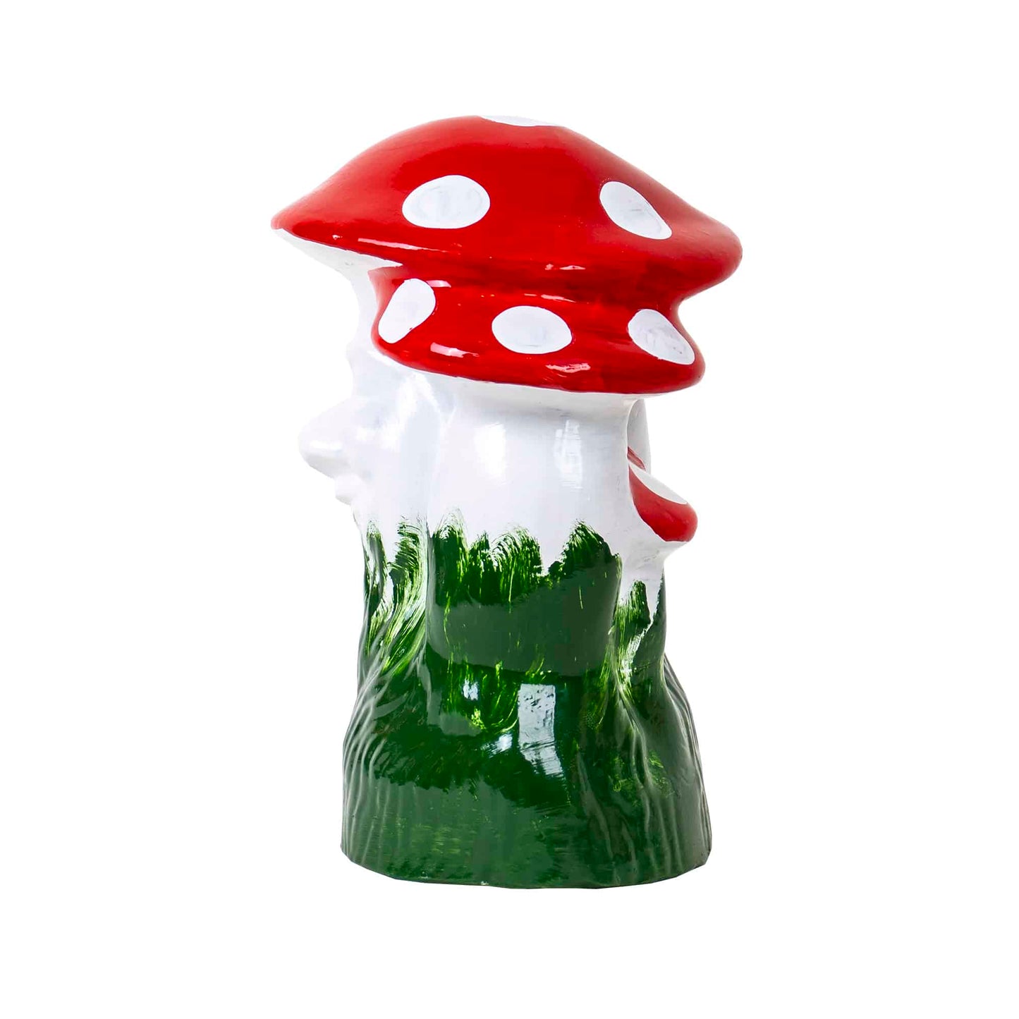 Ciuperca decorativa pentru gradina, din ceramica, inaltime 27cm, latime 25cm / EXT 6075