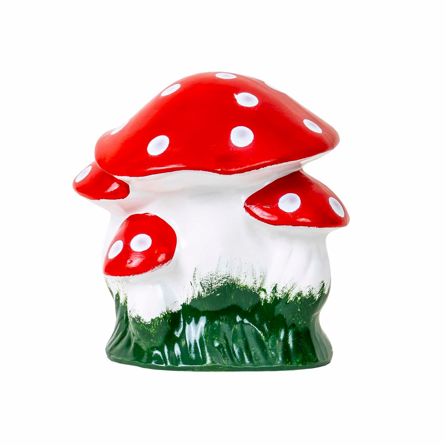 Ciuperca decorativa pentru gradina, din ceramica, inaltime 25cm, latime 25cm / EXT 6076