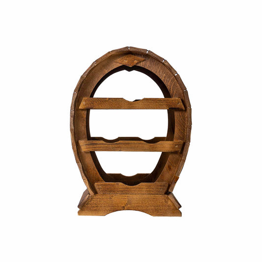 Suport 4 sticle de vin, din lemn de brad, inaltime 43cm / EXT 6096