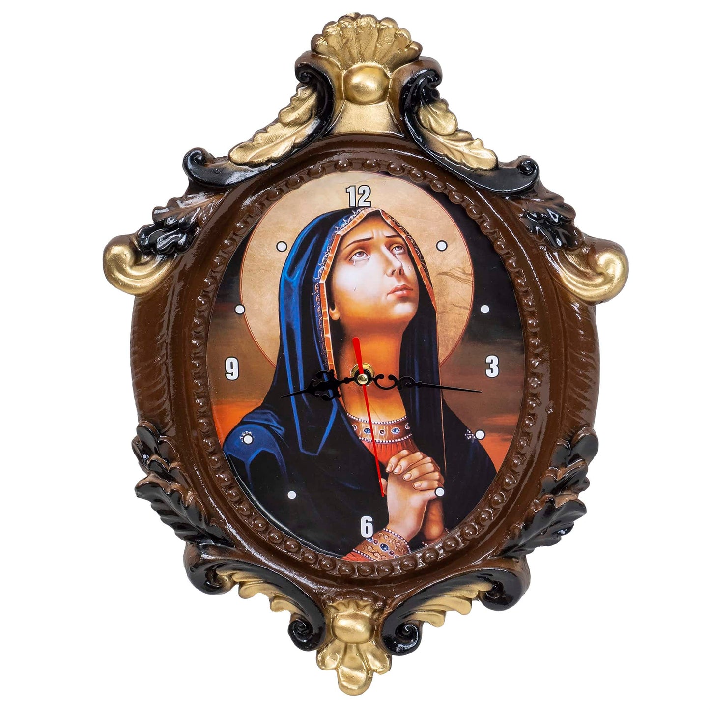 Icoana de perete cu ceas, 40x30cm / EXT 6184