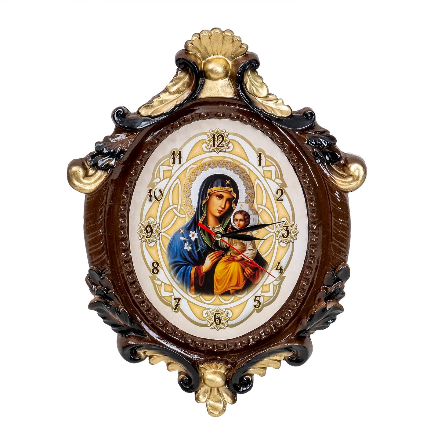 Icoana de perete cu ceas, 40x30cm / EXT 6184