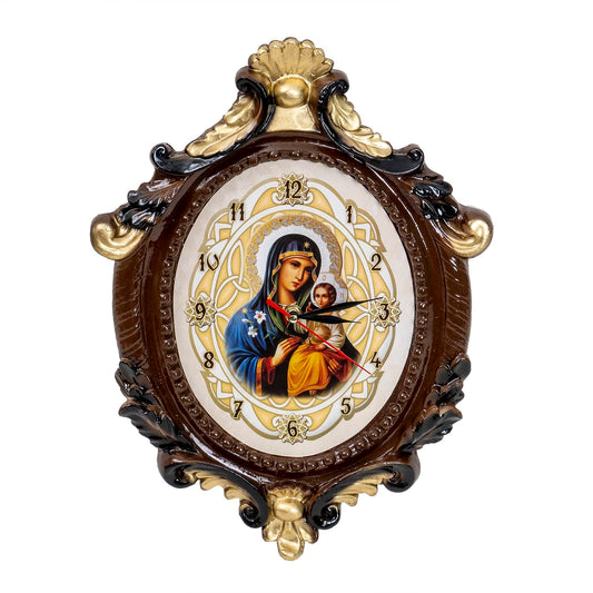 Icoana de perete cu ceas, 40x30cm / EXT 6184