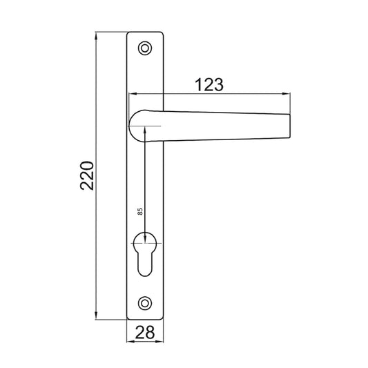 Maner+Sild Y 85 Termopan V.Maro T2130+2M5X 80 GMS