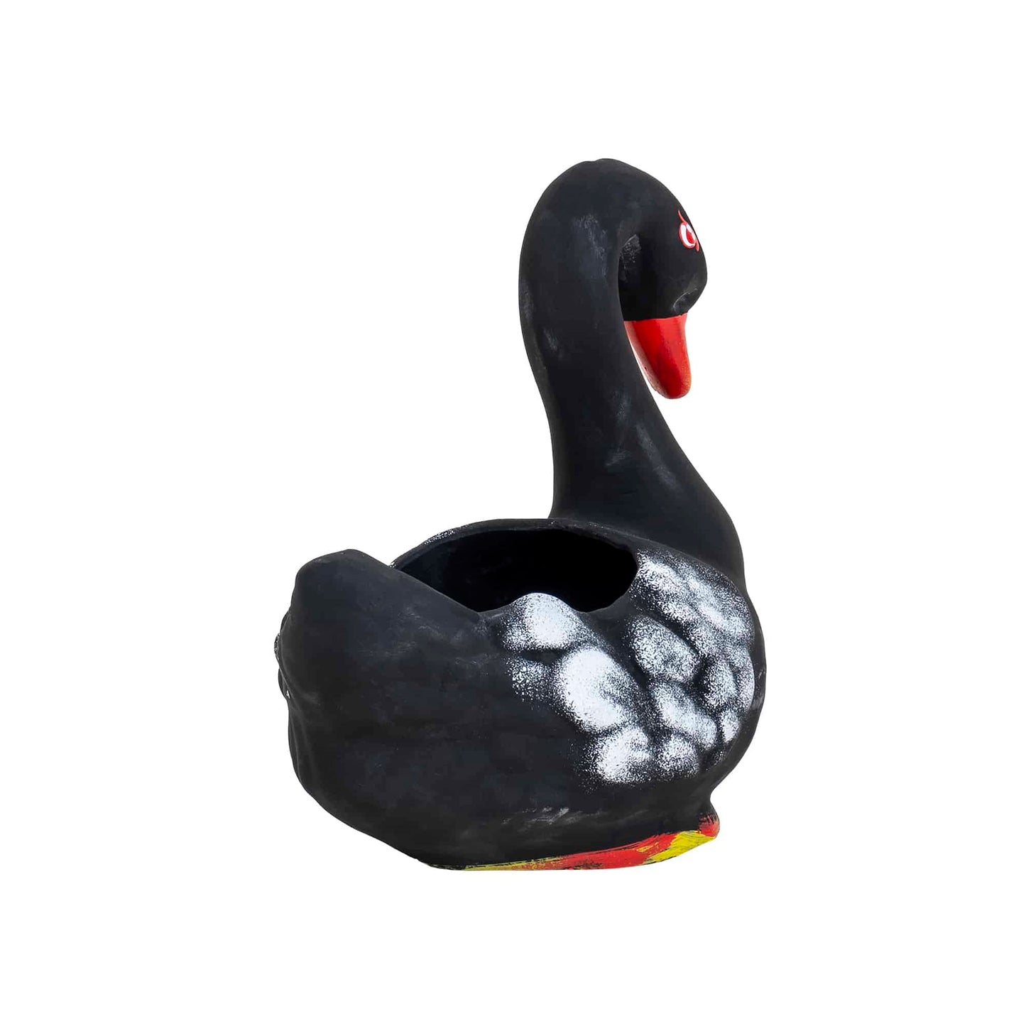 Ghiveci din ceramica, model lebada neagra, lungime 21cm / EXT 7065_1