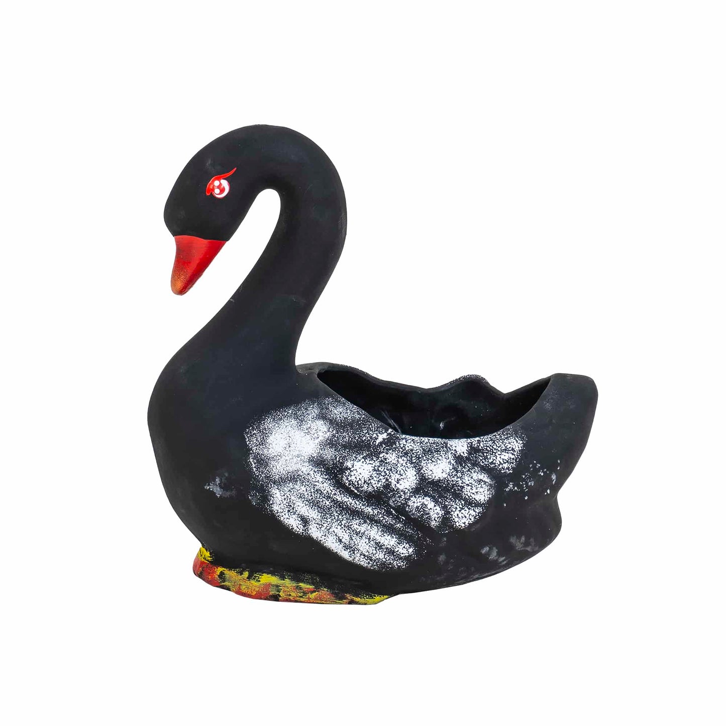 Ghiveci din ceramica, model lebada neagra, lungime 21cm / EXT 7065_1