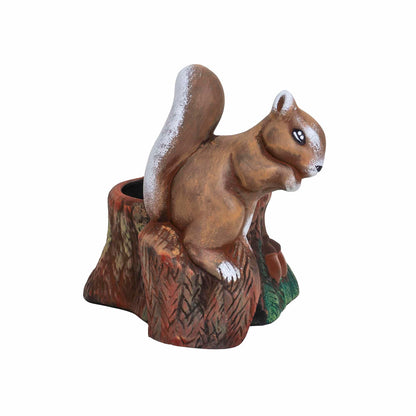 Ghiveci din ceramica, model veverita, lungime 23cm / EXT 7067