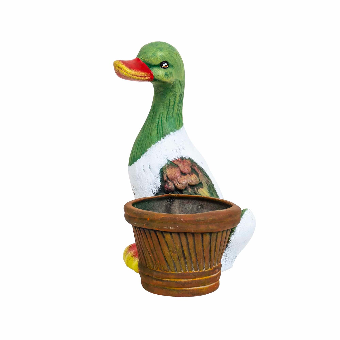 Ghiveci din ceramica, model gasca, lungime 20cm / EXT 7104