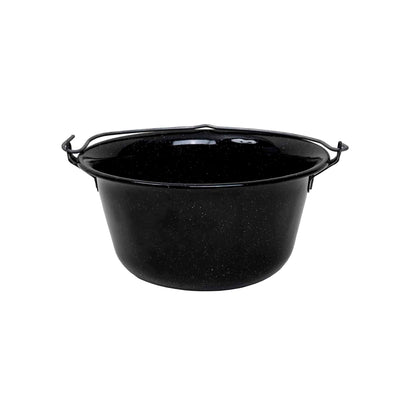Ceaun smaltuit, 3L interior negru / EXT 7227_1