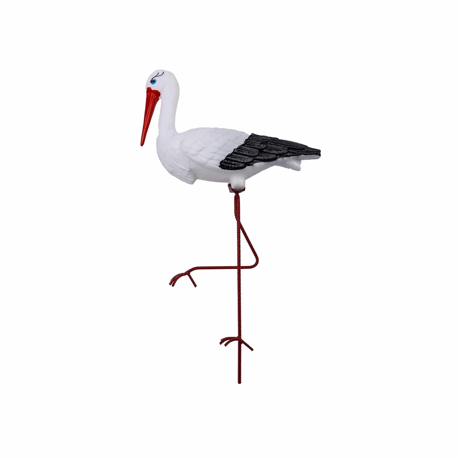 Pachet decor pentru gradina din plastic, flamingo, lebada si barza / EXT 10245 - 221.ro