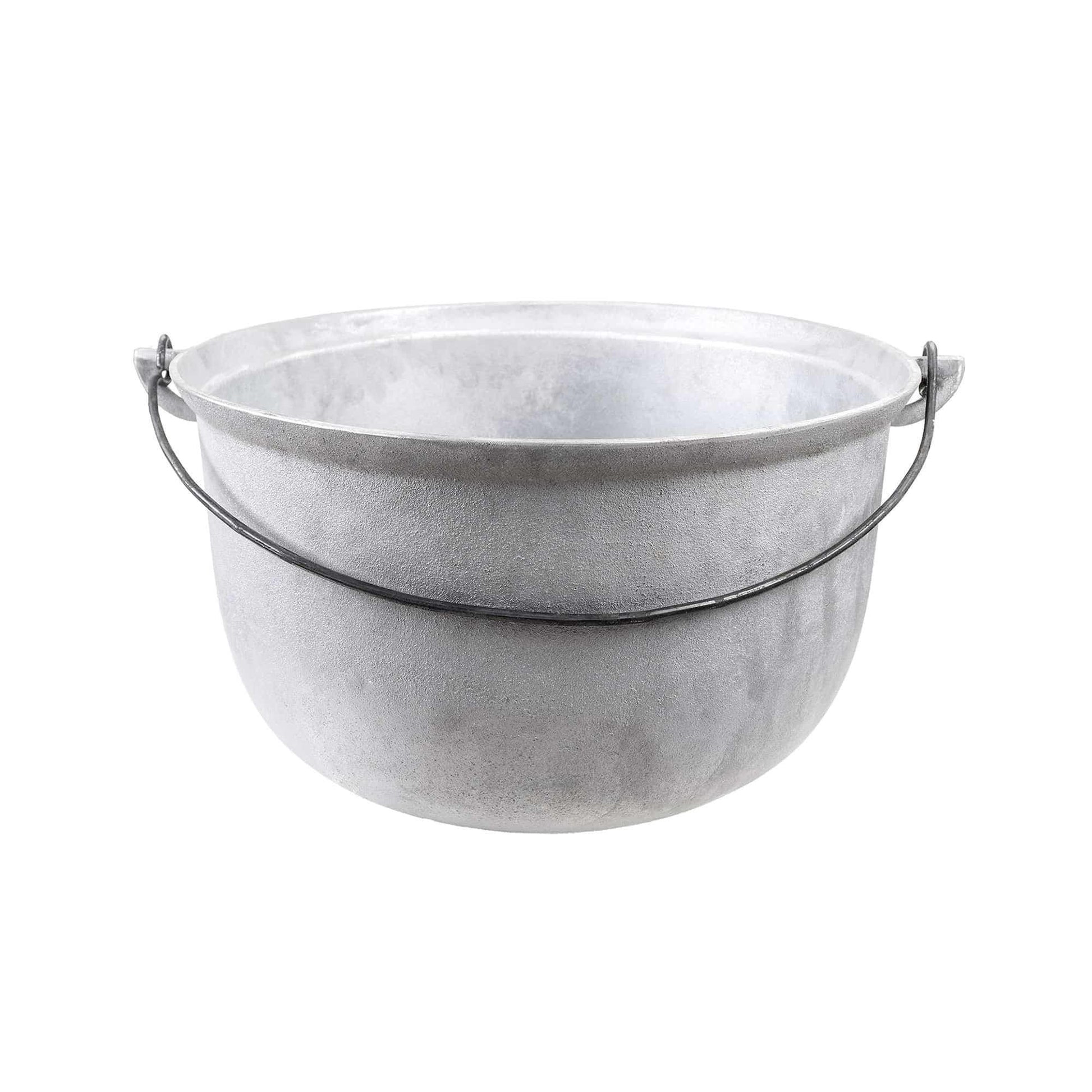 Ceaun tuci aluminiu alimentar, capacitate 6L, fund rotund / EXT 7238 - 221.ro