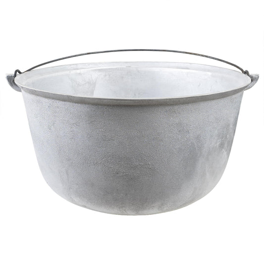 Ceaun tuci aluminiu alimentar, capacitate 50L, fund rotund / EXT 8033 - 221.ro
