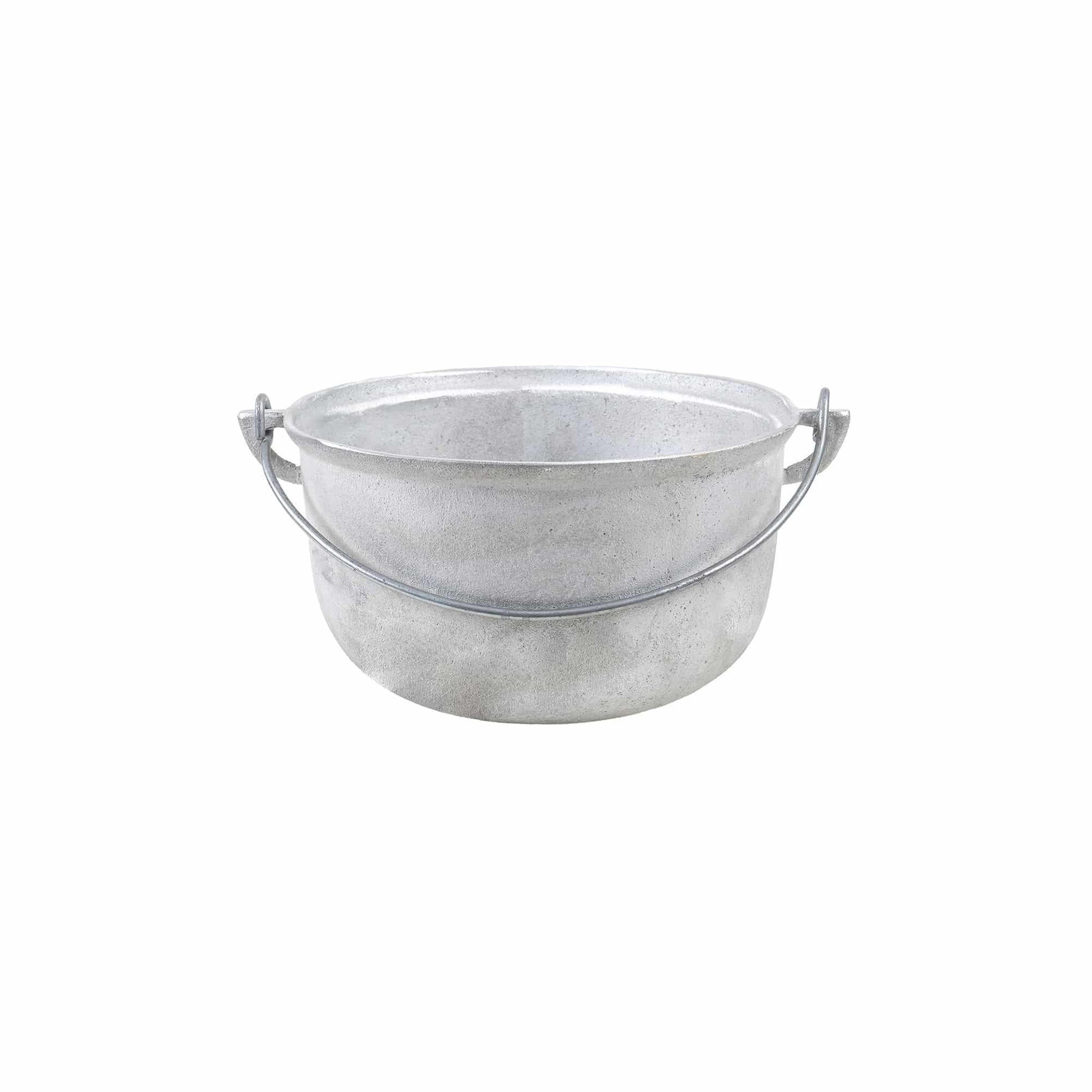 Ceaun tuci aluminiu alimentar, capacitate 2.5L, fund rotund / EXT 8057 - 221.ro