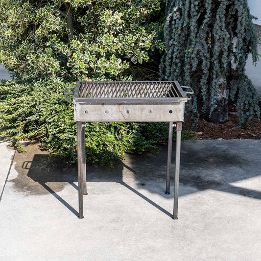 Gratar metalic pe carbuni 50x35 cm, grosime 3 mm / EXT 9910