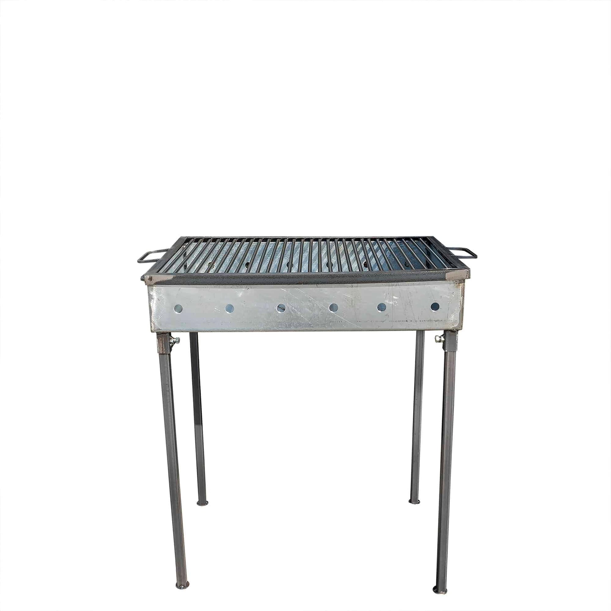Gratar metalic pe carbuni 60x40 cm, grosime 3mm / EXT 9911 - 221.ro