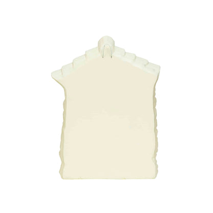 Candela din ipsos, Maica Domnului si pruncul, casuta 16x14x24cm / EXT 9918