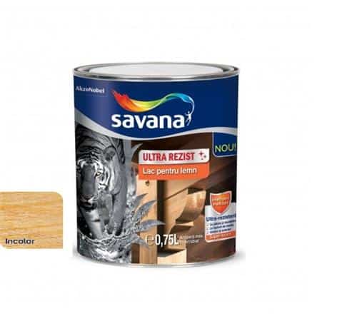 Lac pentru lemn, ultrarezistent, Savana, incolor 0.75L / EXT10080