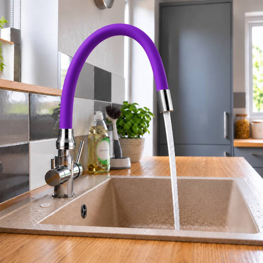 Pipa flexibila pentru bucatarie, mov, Z-TOOLS / EXT1037-9