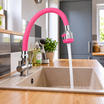 Pipa flexibila pentru bucatarie, roz, Z-TOOLS / EXT1038-10