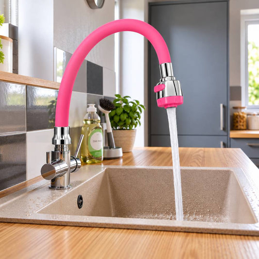 Pipa flexibila pentru bucatarie, roz, Z-TOOLS / EXT1038-10