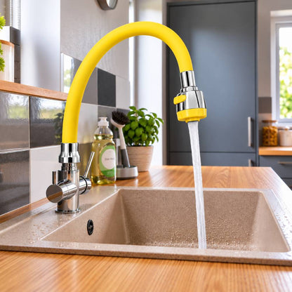 Pipa flexibila pentru bucatarie, galben, Z-TOOLS / EXT1038-2