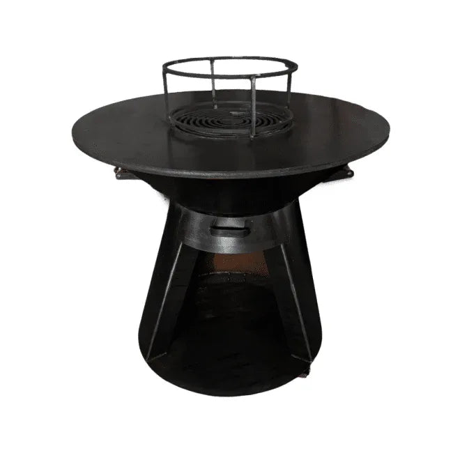 Grătar con cu plită rotundă 850 mm, înălțime 950 mm, grosime plită 10 mm Z-TOOLS / EXT9021