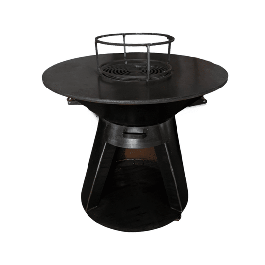 Grătar con cu plită rotundă 650 mm, înălțime 900 mm, grosime plită 10 mm Z-TOOLS / EXT9017