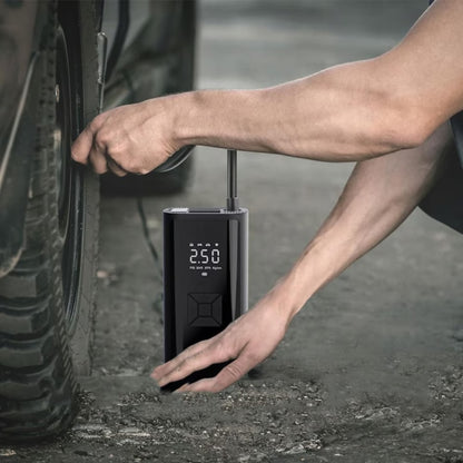 Pompă electrică portabilă 150 PSI, 6000 mAh, LCD, manometru digital, lanternă LED, Z-TOOLS / EXT9074