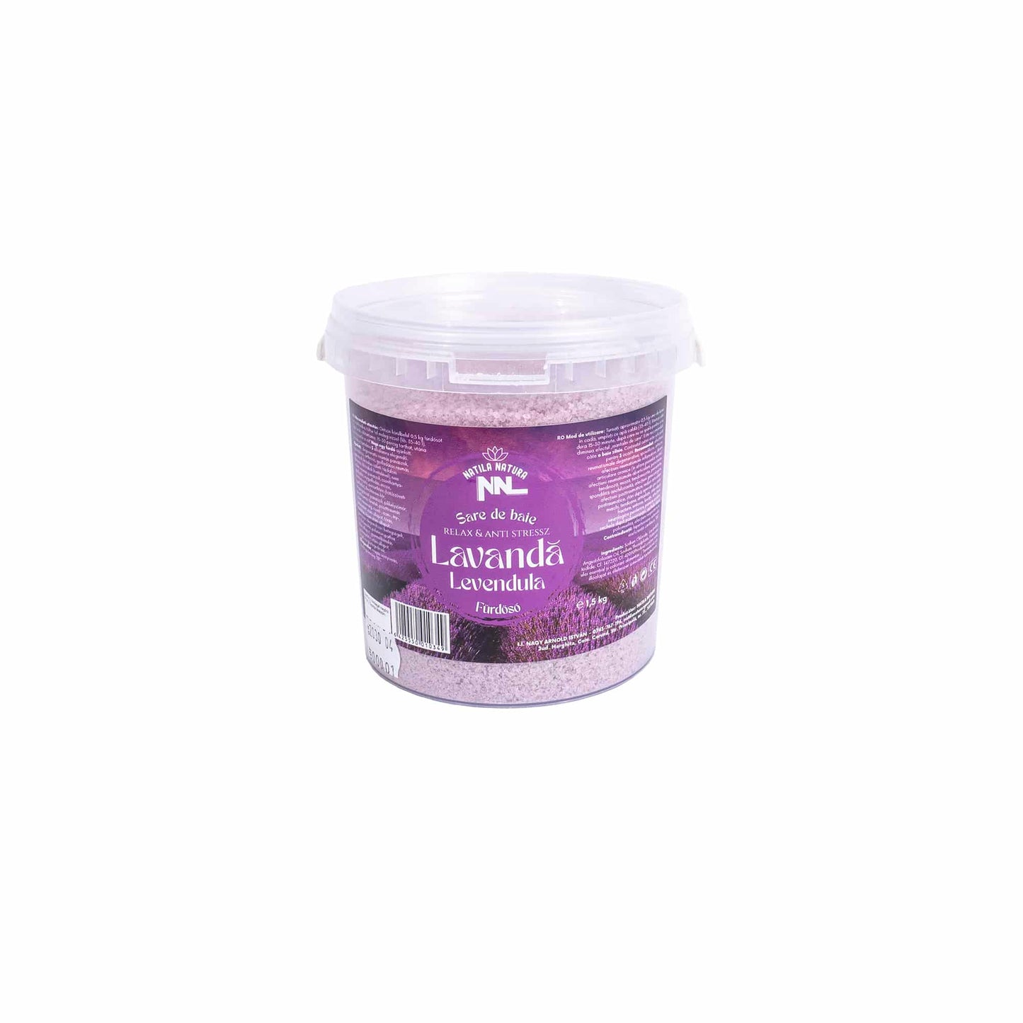 Sare de baie, galetusa de 1.5kg, aroma lavanda Z-TOOLS / EXT9962