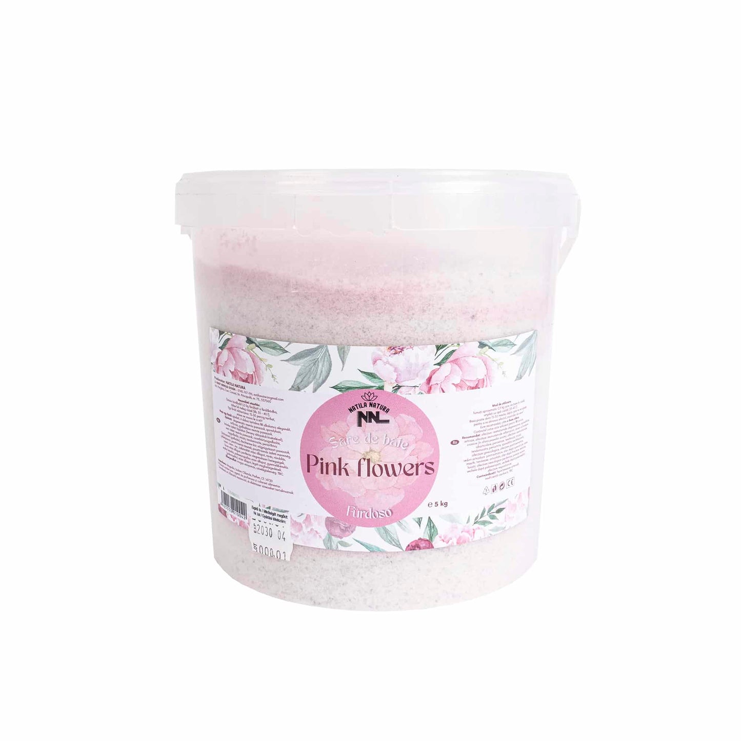 Sare de baie, galeata de 5kg, aroma pink flowers Z-TOOLS / EXT9976