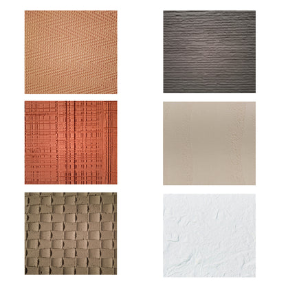 Mostrar panouri flexibile din praf de piatra, Naimeed F13, 6 modele, 15X30 cm