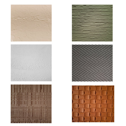 Mostrar panouri flexibile din praf de piatra, Naimeed F14, 6 modele, 15X30 cm