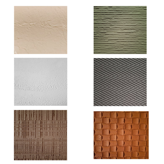 Mostrar panouri flexibile din praf de piatra, Naimeed F14, 6 modele, 15X30 cm