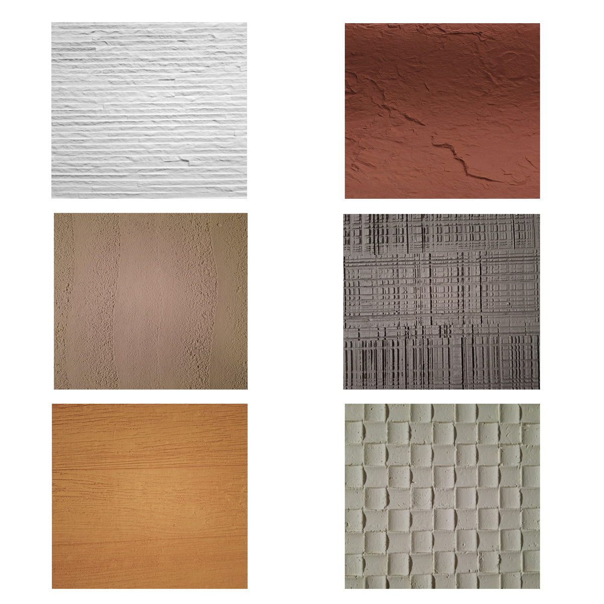 Mostrar panouri flexibile din praf de piatra, Naimeed F15, 6 modele, 15X30 cm