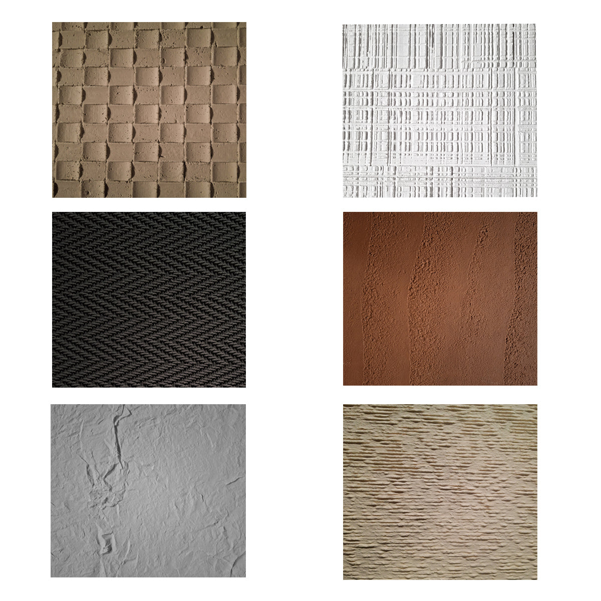 Mostrar panouri flexibile din praf de piatra, Naimeed F16, 6 modele, 15X30 cm