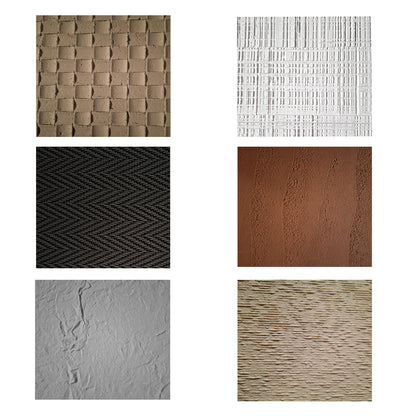 Mostrar panouri flexibile din praf de piatra, Naimeed F16, 6 modele, 15X30 cm