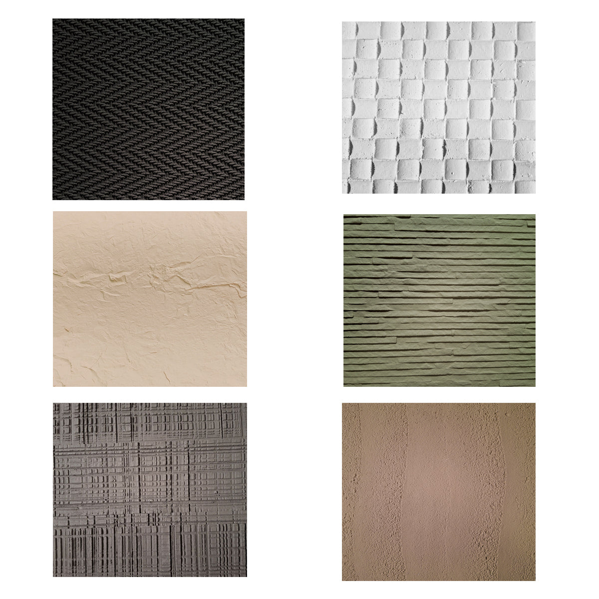 Mostrar panouri flexibile din praf de piatra, Naimeed F21, 6 modele, 15X30 cm