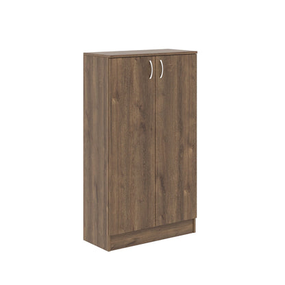 Biblioteca Flint, 2 Usi, Stejar Bronz, 70 x 32 x 122 cm