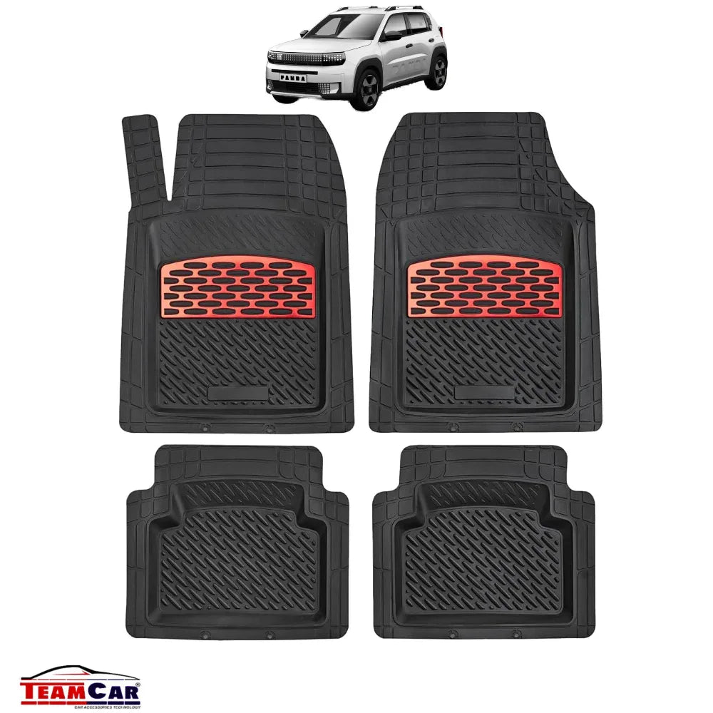 Covorașe auto Fiat Grande Panda - Red - 221.ro