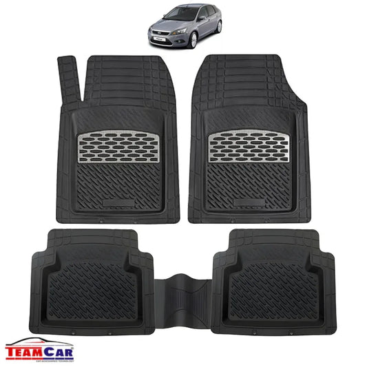 Covorase Auto TeamCar® Tip Tavita Compatibile Ford Focus 2 Hatchback 5 uși (2004–2011) Silver - 221.ro