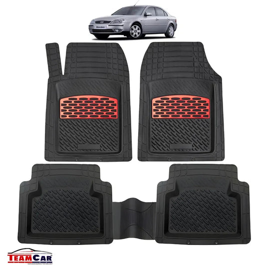 Covorașe Auto TeamCar® Tip Tăviță Compatibile Ford Mondeo Mk3 (2000–2007) - Sedan Red - 221.ro