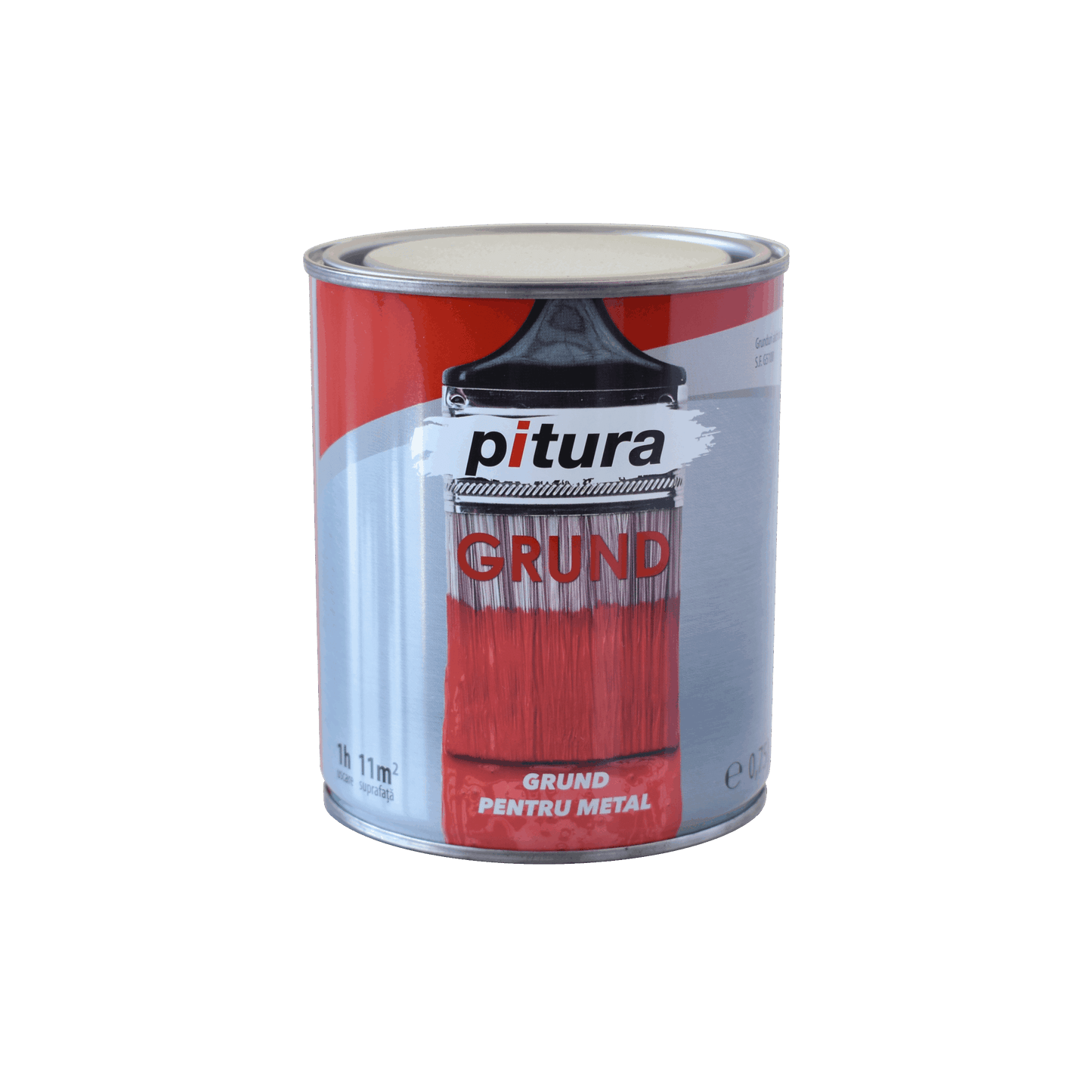 Grund pentru metal PITURA, 0.75L, gri KOBER / G5180-1-C0.75L
