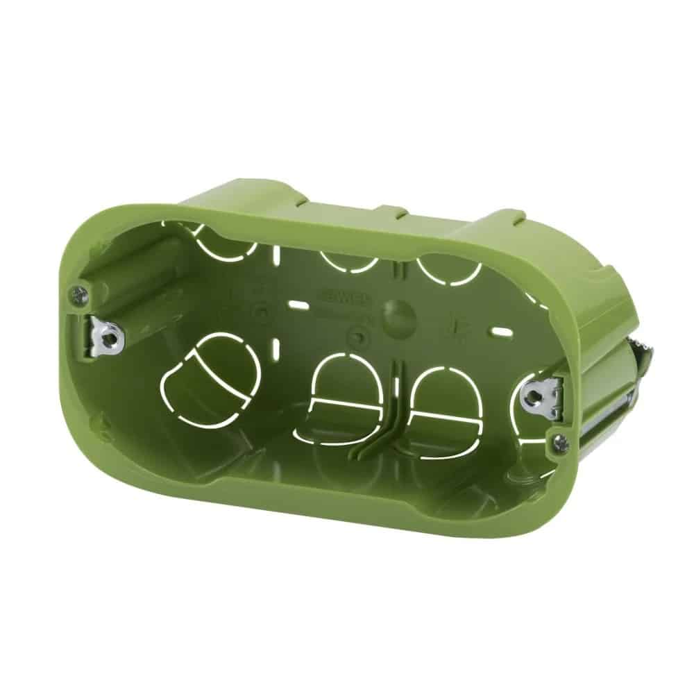 Doza ovala, pentru ghips, carton 133x73x50mm / GW24404PM